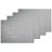 Набор подстановочных салфеток 42 х 29 см 4 шт серые &quot;Феерия&quot; / 269374