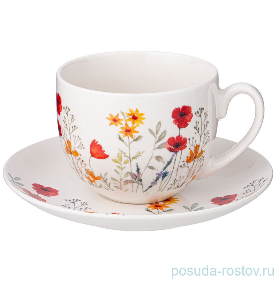 Чайная пара 240 мл "Flower field" / 339656 Чайная пара 240 мл "Flower field" / 339656