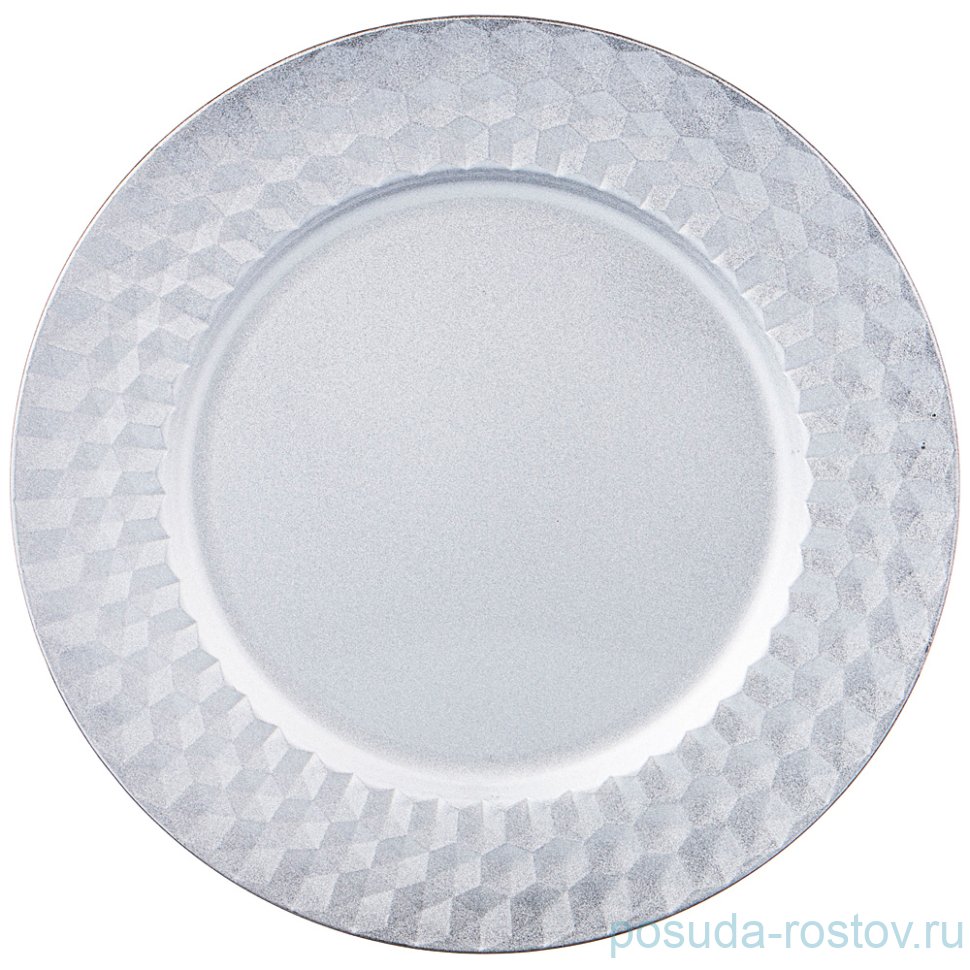 Поднос 33 х 33 см круглый "Рождественская сказка" / 215008