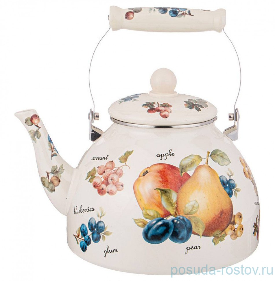 Чайник 4 л эмалированный "Фрукты" / 274417 Чайник 4 л эмалированный "Фрукты" / 274417