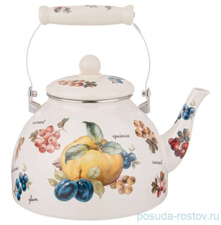 Чайник 4 л эмалированный &quot;Фрукты&quot; / 274417