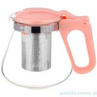 Заварочный чайник 700 мл с фильтром нежно-розовый / 274908