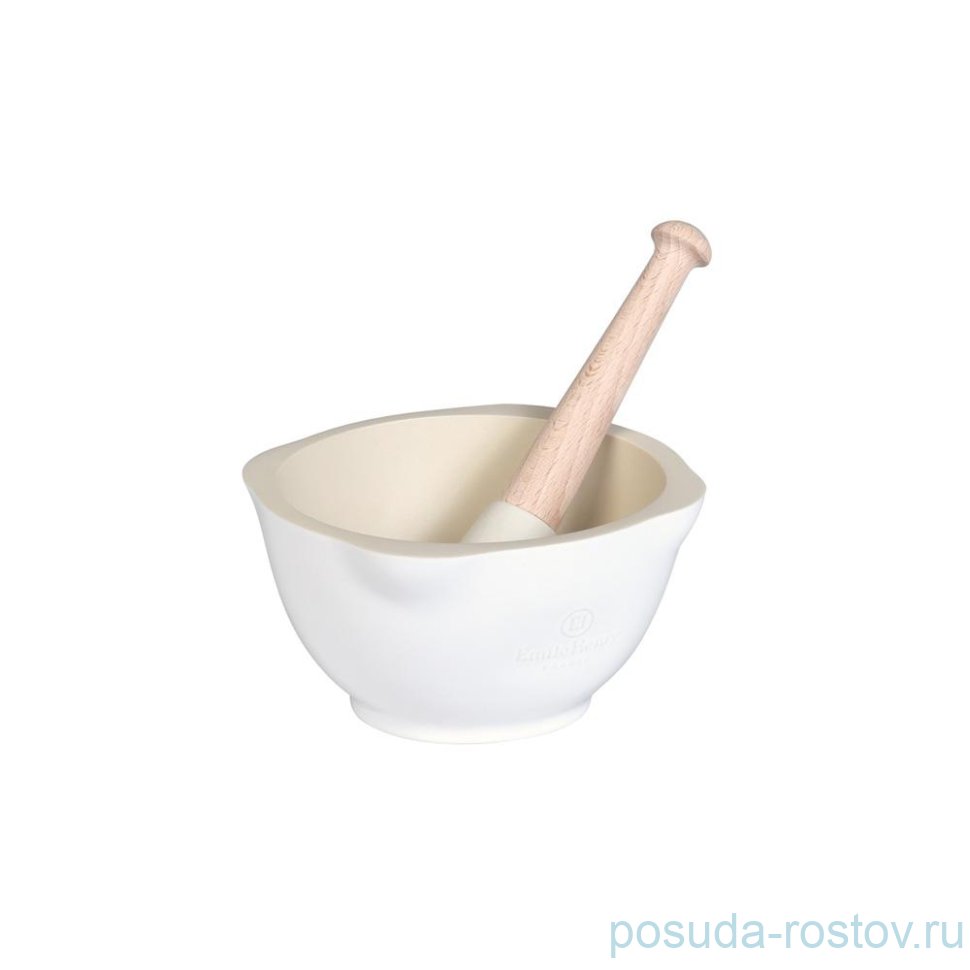 Ступка 600 мл 14 см и пестик нуга "Emile Henry" / 252453 Ступка 600 мл 14 см и пестик нуга "Emile Henry" / 252453