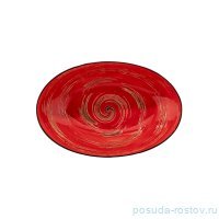 Салатник 30 x 19,5 x 7 см овальный красный &quot;Spiral&quot; / 261571