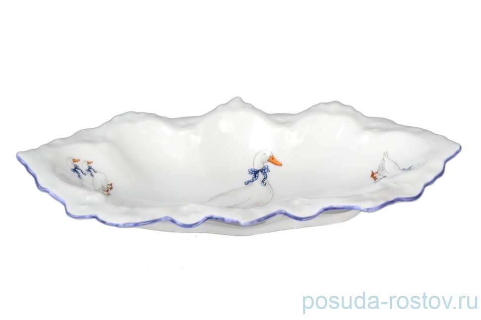 Салатник 21 см для оливок "Корона /Гуси" / 042223 Салатник 21 см для оливок "Корона /Гуси" / 042223