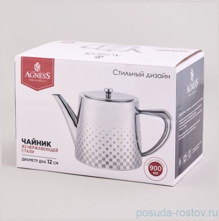 Заварочный чайник 900 мл Agness / 373958