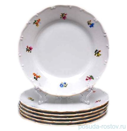 Набор тарелок 17 см 6 шт &quot;Офелия /Мелкие цветы&quot; Е-М / 123880