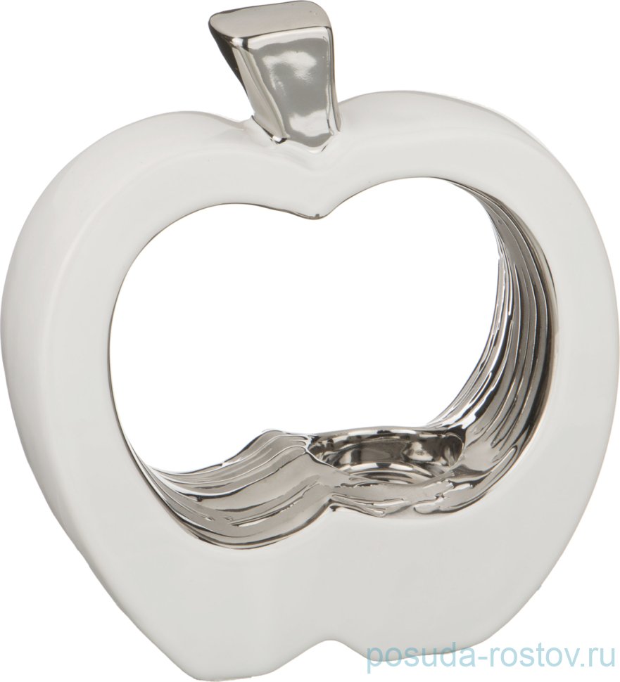 Статуэтка 16 х 6 х 18 см "Яблоко /Серебряная коллекция" / 193031