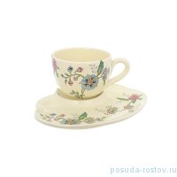 Чайная пара 500 мл 1 шт &quot;Artigianato ceramico /Прованс&quot; / 253215