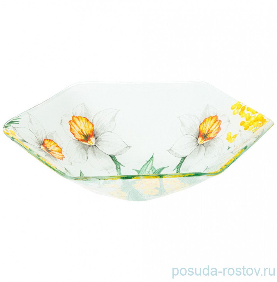 Салатник 20 см многоугольный "Happy day /Нарциссы" (6шт.) / 289562 Салатник 20 см многоугольный "Happy day /Нарциссы" (6шт.) / 289562