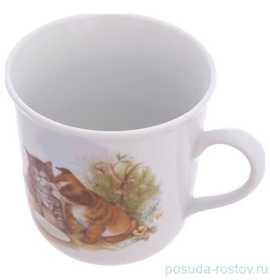 Кружка 180 мл "Детская /Щенок с котом" / 309872