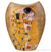 Ваза для цветов 25,5 см золотая &quot;Поцелуй /Г. Климт&quot; / 282837