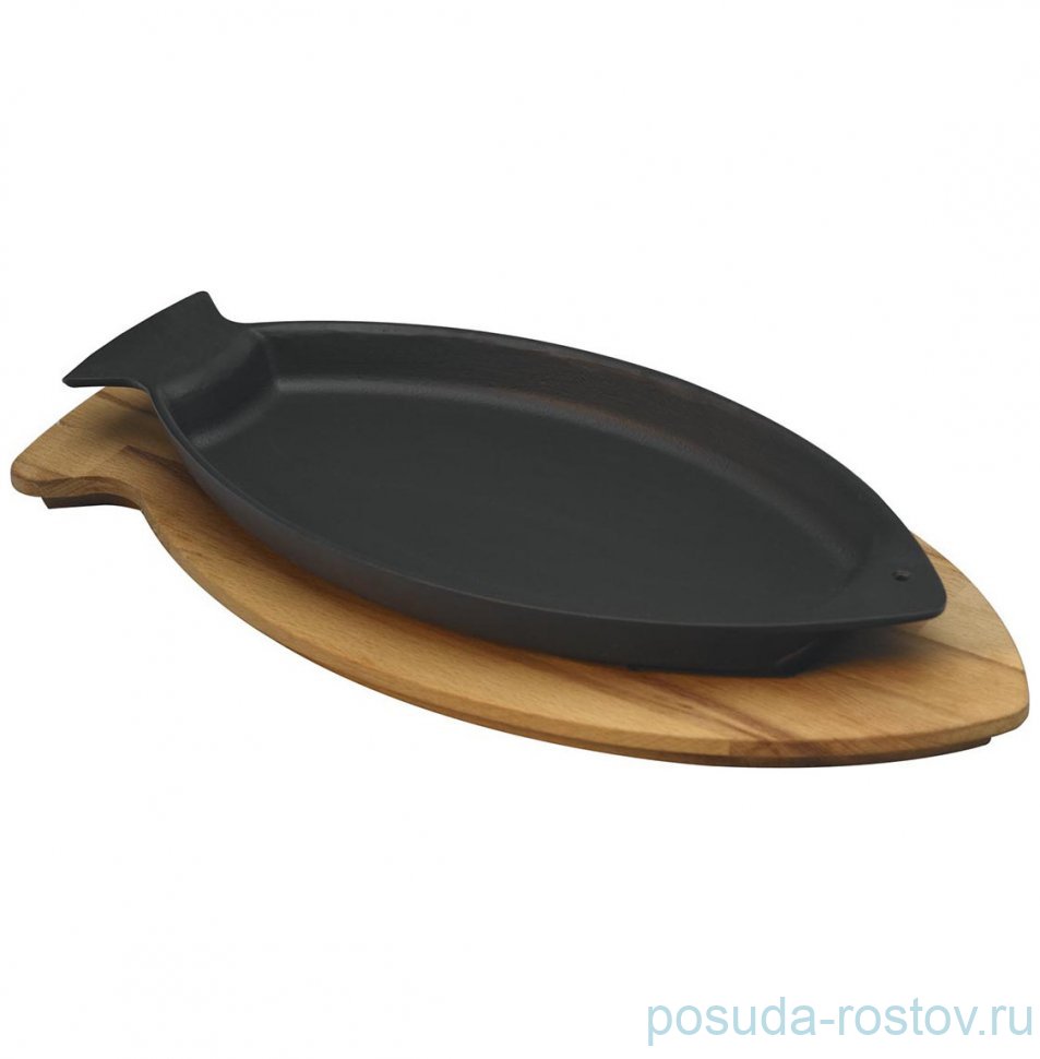 Сковорода 15 х 24 см для рыбы на подставке "LAVA / Cast Iron" / 321446 Сковорода 15 х 24 см для рыбы на подставке "LAVA / Cast Iron" / 321446