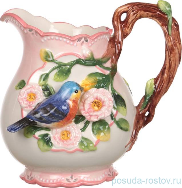 Кувшин для воды 1,5 л 20 см "С птичкой" / 192496 Кувшин для воды 1,5 л 20 см "С птичкой" / 192496
