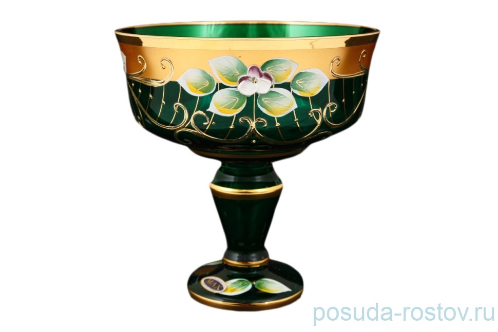 Конфетница 13 см н/н "Star Crystal /Лепка зелёная" / 107846 Конфетница 13 см н/н "Star Crystal /Лепка зелёная" / 107846