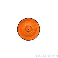 Блюдце 12 см оранжевое &quot;Spiral&quot; / 261589