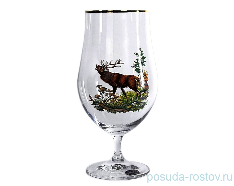 Бокал для пива 550 мл 1 шт "Охота /Олень"  / 019425