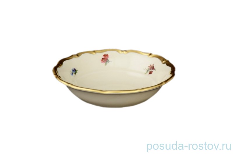 Салатник 13 см  Bohemia Porcelan Moritz Zdekauer 1810 s.r.o. "Анжелика /Мелкие цветы /СК" / 057321