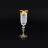 Бокалы для шампанского 150 мл 6 шт &quot;Max Crystal /Фелиция /Хрусталь с золотом&quot; / 119752