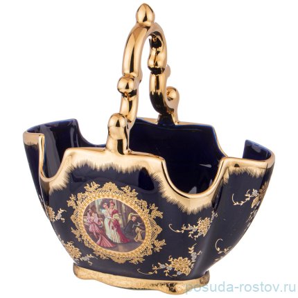 Корзинка 20 х 25 см &quot;кобальт /светское общество&quot; / 251176