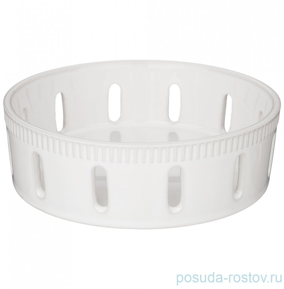 Конфетница 16 х 5 см белая "Soul kitchen" / 301515