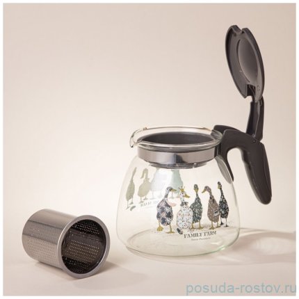 Заварочный чайник 900 мл с фильтром &quot;Family farm&quot; / 344727