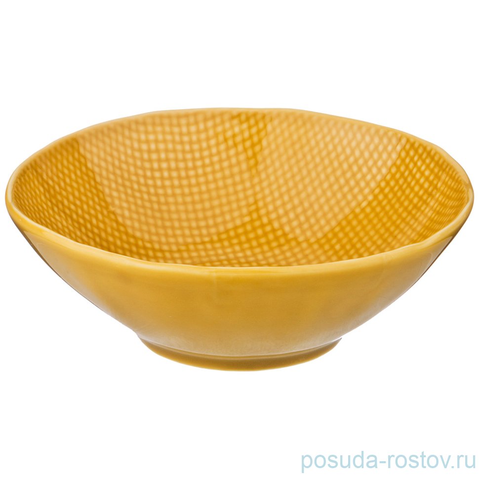Салатник 15 см "Concept /Жёлтый" (4шт.) / 190895