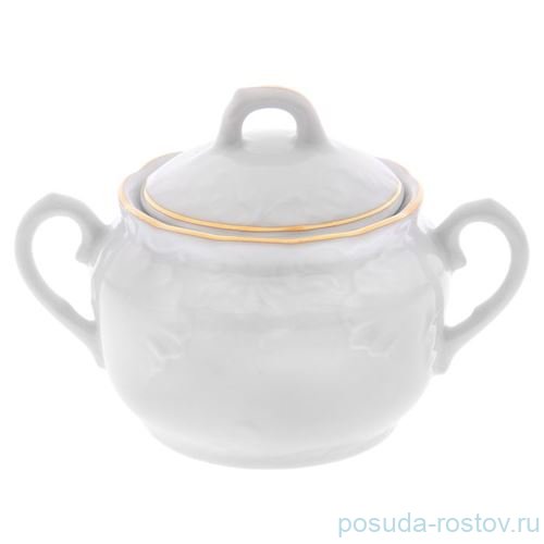 Сахарница 200 мл "Рококо /Две линии золото" / 166784