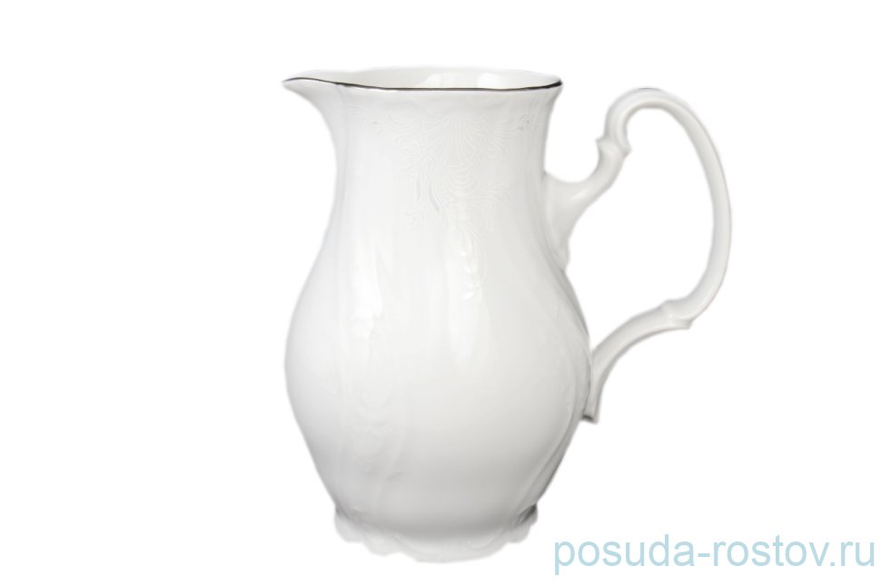 Кувшин для воды 1 л "Бернадотт /Платиновый узор" / 024328