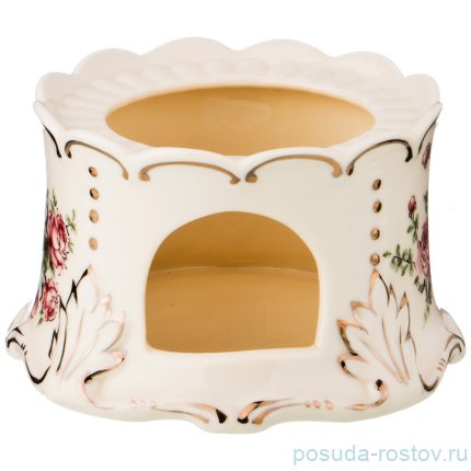 Заварочный чайник 600 мл на подставке &quot;корейская роза&quot; / 199235