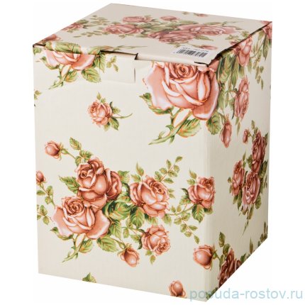 Заварочный чайник 600 мл на подставке &quot;корейская роза&quot; / 199235