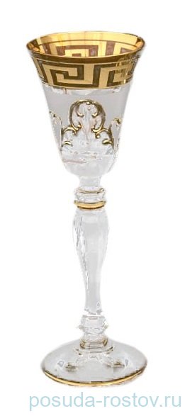 Рюмка 50 мл 1 шт "Виктория /Версаче золото" / 118014 Рюмка 50 мл 1 шт "Виктория /Версаче золото" / 118014