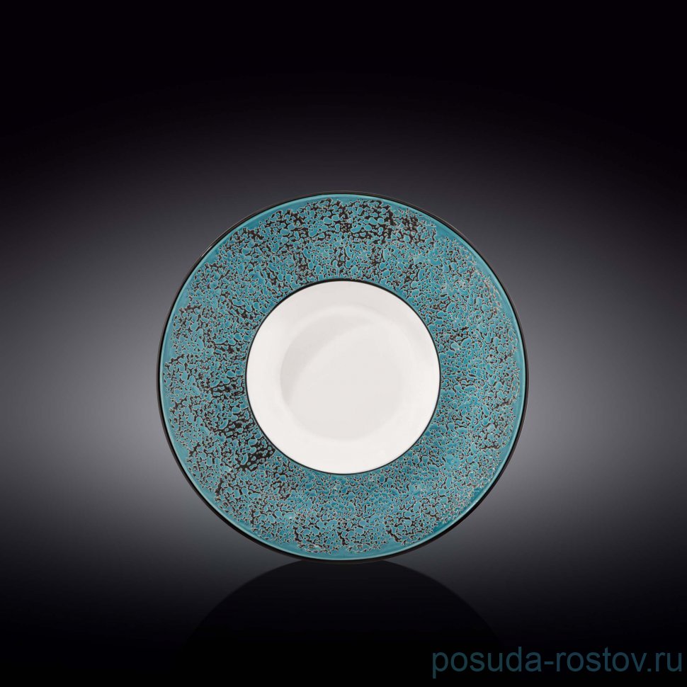 Тарелка 22,5 см глубокая голубая "Splash" / 261427 Тарелка 22,5 см глубокая голубая "Splash" / 261427
