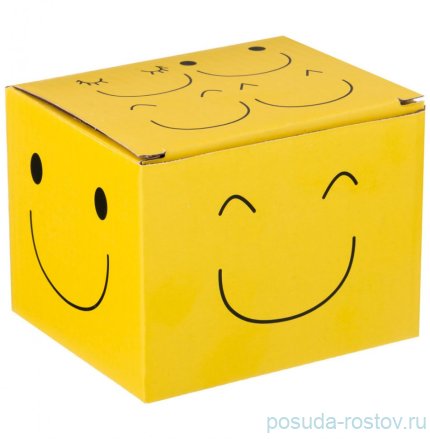 Кружка 350 мл жёлтая &quot;Весёлый смайлик&quot; / 187038
