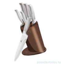 Набор кухонных ножей 6 предметов на подставке &quot;Carbon Metallic Line&quot; / 119724