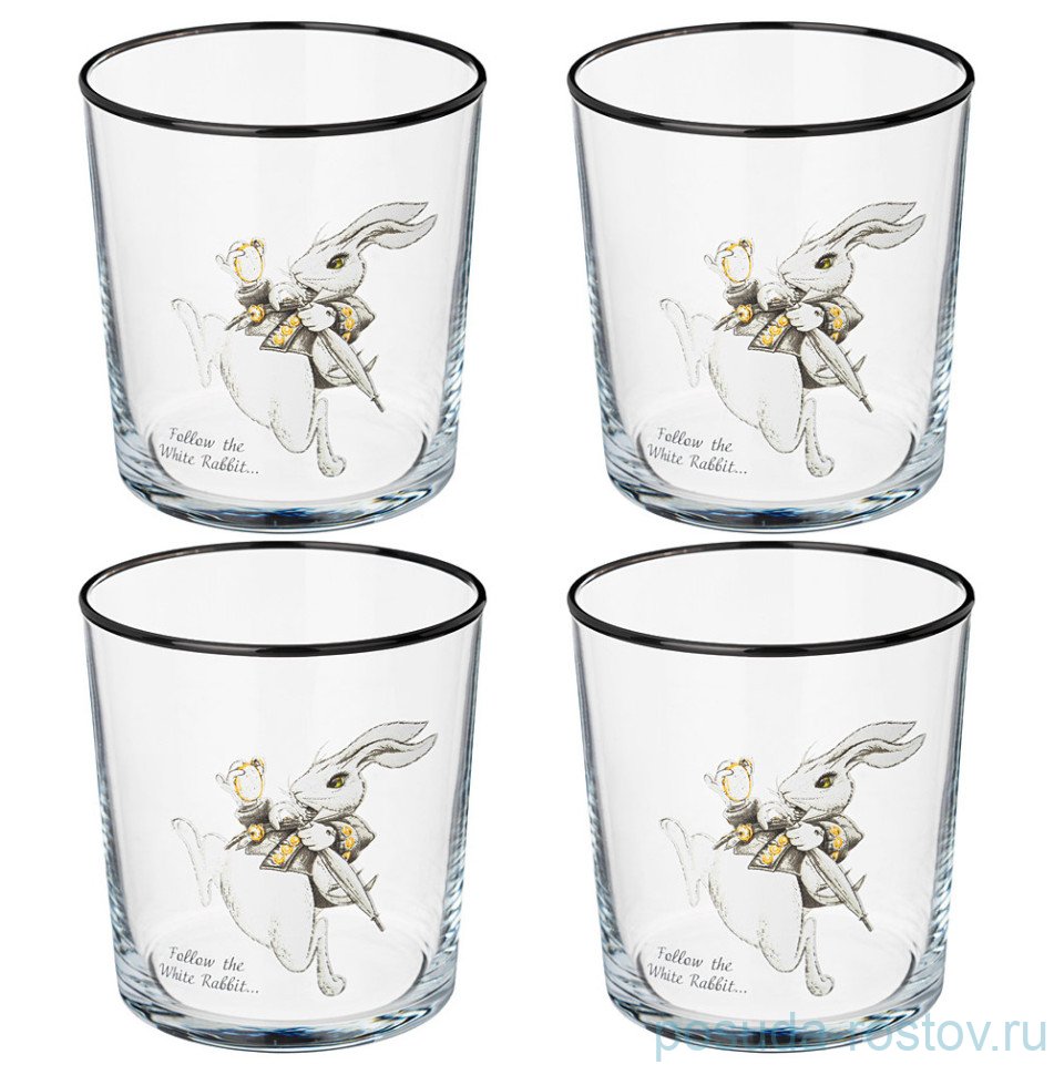 Стаканы для воды 380 мл 4 шт "Alice" / 328661 Стаканы для воды 380 мл 4 шт "Alice" / 328661