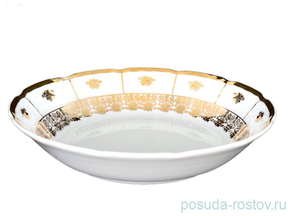 Салатник 19 см 1 шт "Менуэт /Золотой орнамент" / 245270 Салатник 19 см 1 шт "Менуэт /Золотой орнамент" / 245270