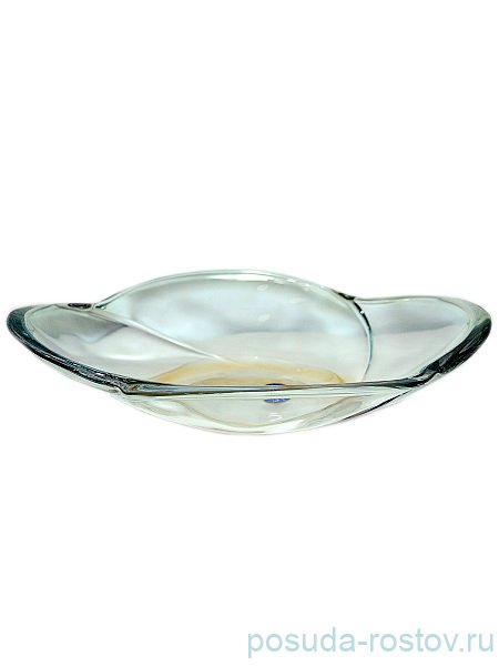 Ваза для фруктов 33 см "Глобус /Янтарно-зелёная" / 139041