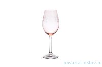 Бокал для белого вина 250 мл 1 шт &quot;Виола /Ассорти /с рисунком&quot; (красный) / 133471