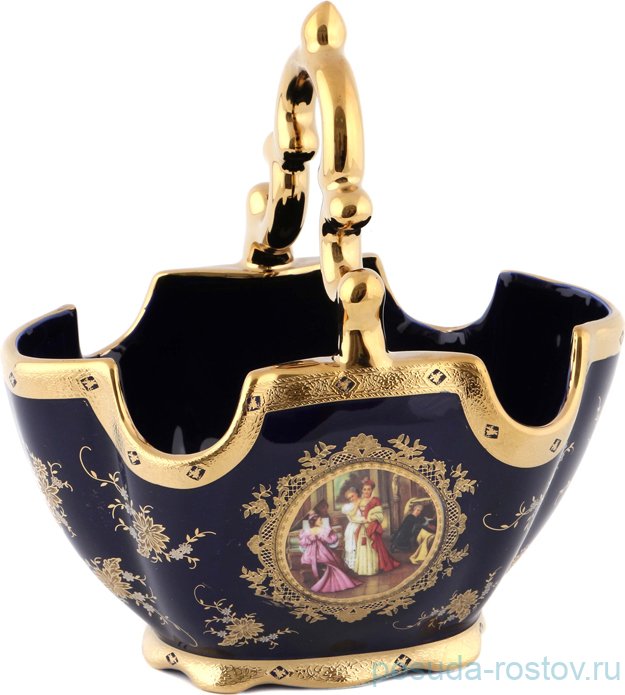 Корзинка 20 х 25 см "Кобальт /Светское общество" / 251170 Корзинка 20 х 25 см "Кобальт /Светское общество" / 251170