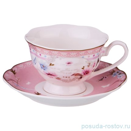 Набор чайных пар 200 мл 6 шт &quot;Онфлёр&quot; / 195411