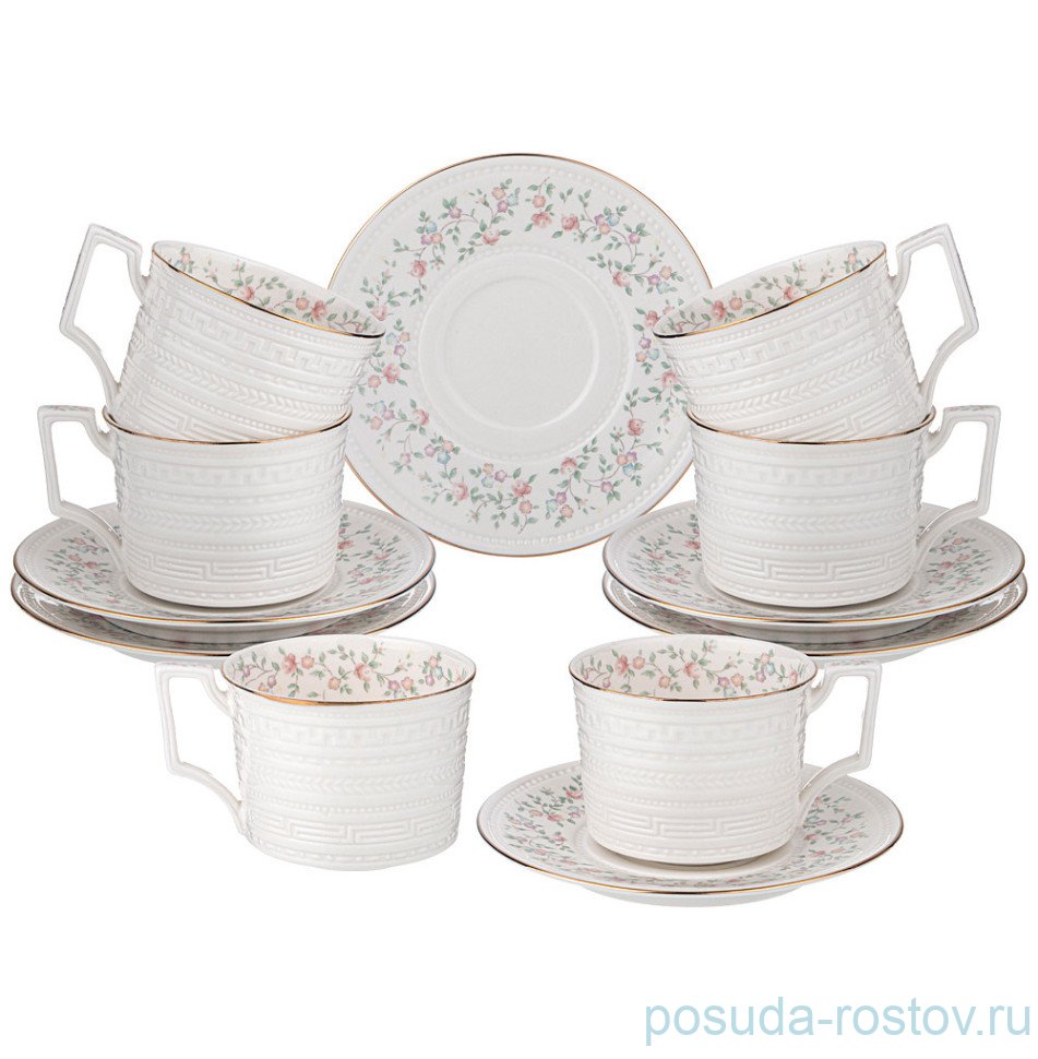 Набор кофейных пар 200 мл 6 шт "Фабьен" / 301559 Набор кофейных пар 200 мл 6 шт "Фабьен" / 301559