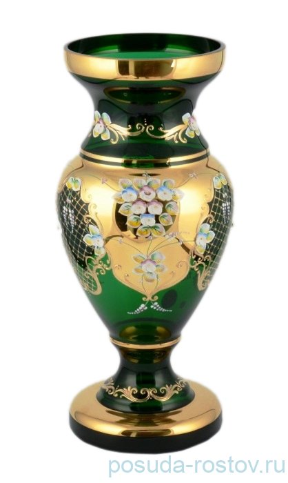 Ваза для цветов 50 см "Лепка зелёная" E-V / 097337