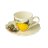 Набор кофейных пар 90 мл 6 шт &quot;Artigianato ceramico /Лимоны&quot; / 156794