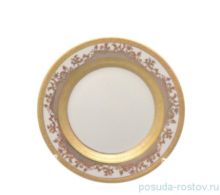 Набор тарелок 17 см 6 шт &quot;Констанц /Cream Gold 9320 /Золотая лента&quot; / 159902