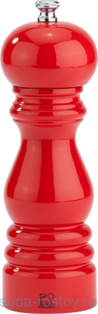 Мельница для соли 18 см деревянная &quot;Paris Peugeot /Красный лак&quot; / 224089