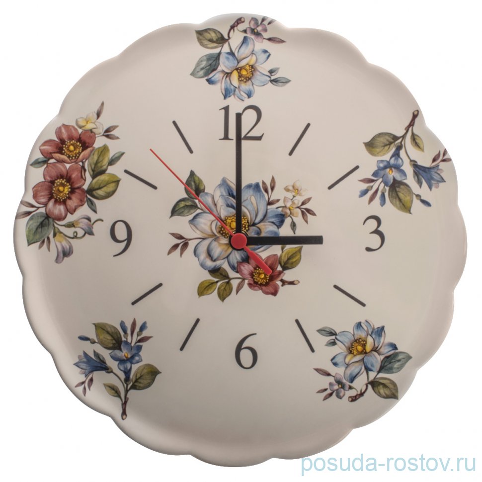 Часы настенные 29,5 см "Artigianato ceramico /Весенние лепестки" / 229294 Часы настенные 29,5 см "Artigianato ceramico /Весенние лепестки" / 229294