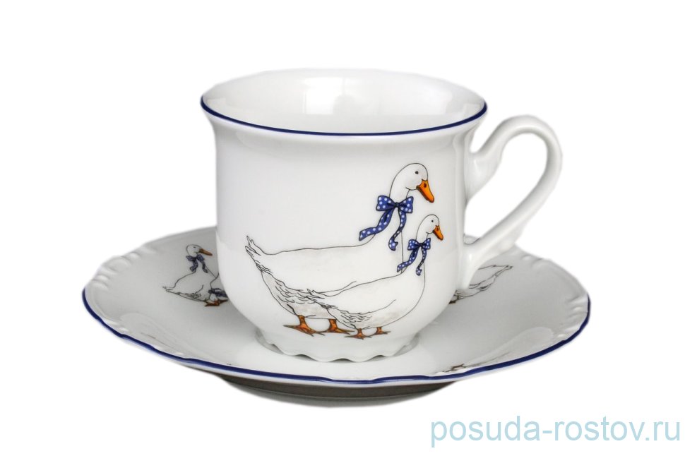 Кофейная чашка 160 мл 1 шт "Констанция /Гуси" / 264367