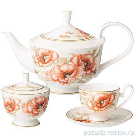 Чайный сервиз на 6 персон 14 предметов (без молочника) &quot;Antique&quot; / 329064