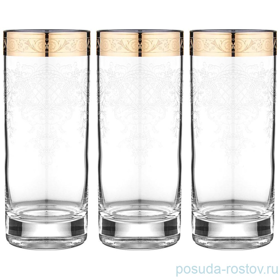 Стаканы для воды 330 мл 3 шт "ренессанс" / 277138